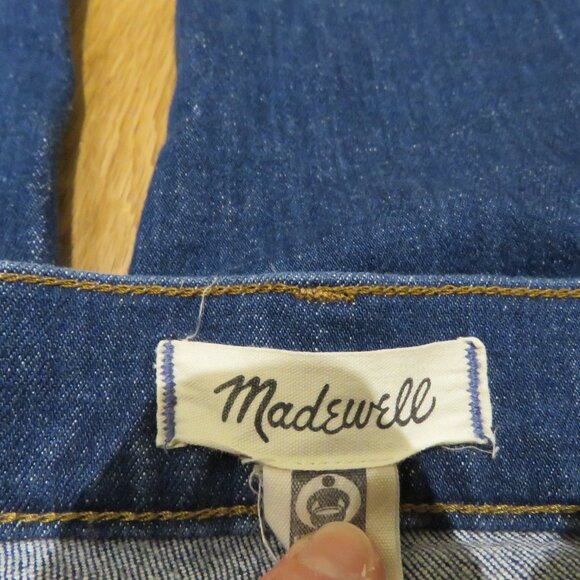 MADEWELL The Perfect Vintage Wide-Leg Jean in Chartwood Wash Size 27 Preppy - Picture 12 of 13